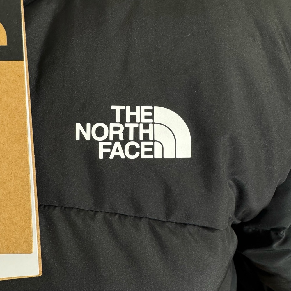 The North Face Women's Baltic Down Puffer Hoodie Coat TNF Black Sz S M L XL - Picture 2 of 12